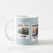 Aangepaste Snapshot Style Vaderdag Opa Gift Koffiemok (Links)