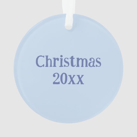 Aangepaste sneeuwbalvecht ornament (achterkant)