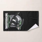 Aangepaste sneeuwboarder Shredding Bad Handdoek (Handdoek)