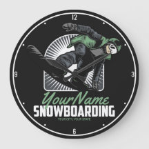 Aangepaste sneeuwboarder Shredding