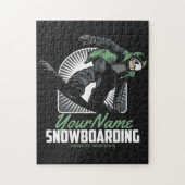Aangepaste sneeuwboarder Shredding Legpuzzel (Verticaal)