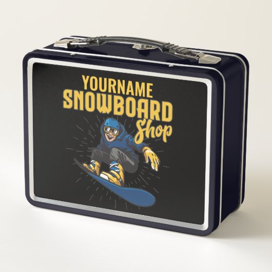 Aangepaste sneeuwboarder Snowboarding Shop Big Air (Achterkant)