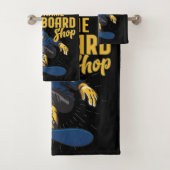 Aangepaste sneeuwboarder Snowboarding Shop Big Air Bad Handdoek (Insitu)