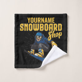 Aangepaste sneeuwboarder Snowboarding Shop Big Air Bad Handdoek