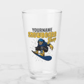 Aangepaste sneeuwboarder Snowboarding Shop Big Air Glas (Voorkant)