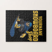 Aangepaste sneeuwboarder Snowboarding Shop Big Air Legpuzzel (Horizontaal)