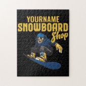 Aangepaste sneeuwboarder Snowboarding Shop Big Air Legpuzzel (Verticaal)