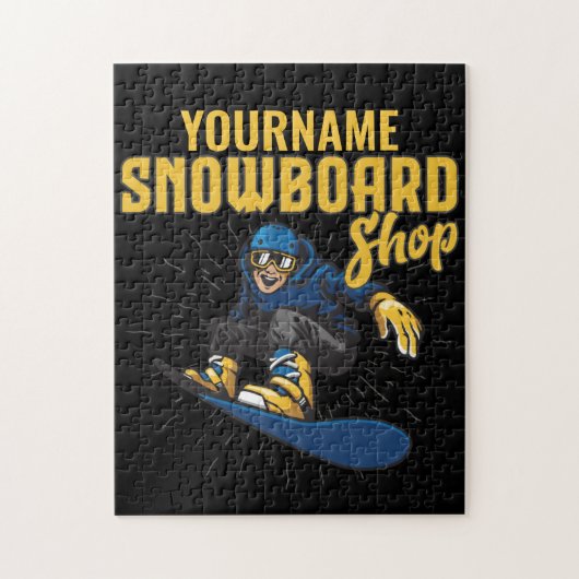 Aangepaste sneeuwboarder Snowboarding Shop Big Air Legpuzzel (Verticaal)