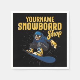 Aangepaste sneeuwboarder Snowboarding Shop Big Air Servet