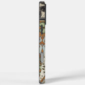 Aangepaste sneeuwuil Art Deco Art Nouveau Case-Mate iPhone Case (Achterkant / Rechts)