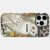 Aangepaste sneeuwuil Art Deco Art Nouveau Case-Mate iPhone Case (Achterkant (horizontaal))