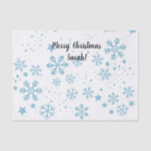 Aangepaste sneeuwvlok tissuepapier (Voorkant)