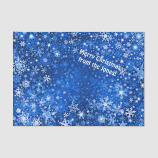 Aangepaste sneeuwvlok tissuepapier