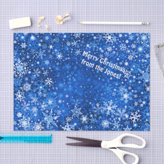 Aangepaste sneeuwvlok tissuepapier (Craft)