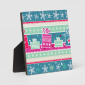 Aangepaste sneeuwvlokken en Cadeaus Fotoplaat (Voorkant)