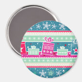 Aangepaste sneeuwvlokken en Cadeaus Magneet (Voorkant / Achterkant)
