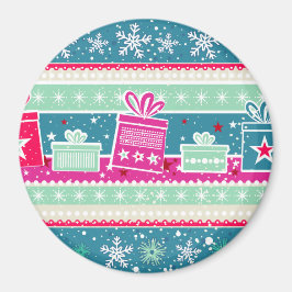 Aangepaste sneeuwvlokken en Cadeaus Magneet