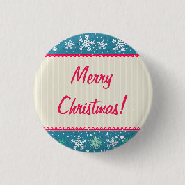 Aangepaste sneeuwvlokken en Cadeaus Ronde Button 3,2 Cm