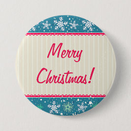 Aangepaste sneeuwvlokken en Cadeaus Ronde Button 7,6 Cm
