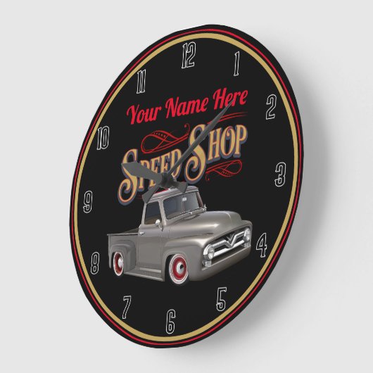 Aangepaste snelheid winkelwagen grote klok (Hoek)