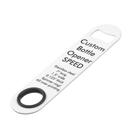 Aangepaste snelheidflesopening speed flessenopener (Voorkant Gekanteld)