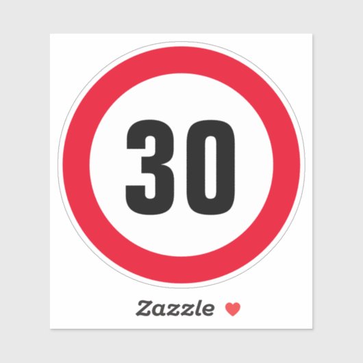 Aangepaste snelheidslimiet vinylstickers met aanta sticker (Vel)