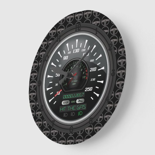 Aangepaste snelheidsmeter grote klok (Hoek)