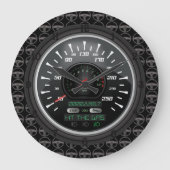 Aangepaste snelheidsmeter grote klok (Voorkant)