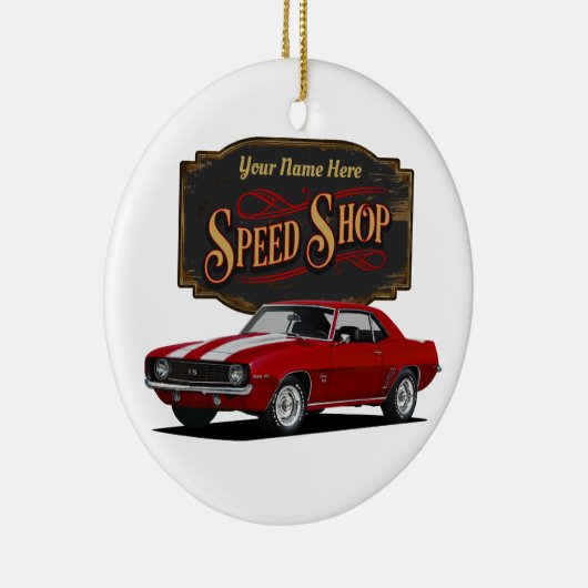 Aangepaste snelheidswinkel keramisch ornament (Rechts)