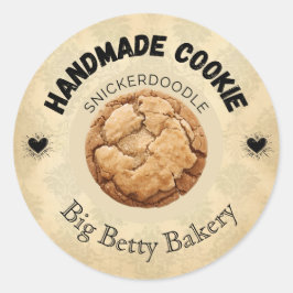 Aangepaste Snickerdoodle Cookie Labels