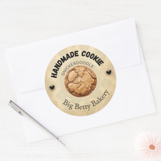 Aangepaste Snickerdoodle Cookie Labels (Envelop)