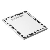 Aangepaste snijwoordblok notitieblok (Schuin)