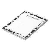 Aangepaste snijwoordblok notitieblok (Linkerzijde)