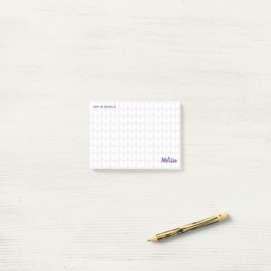 Aangepaste snit post-it® notes (Op bureau)
