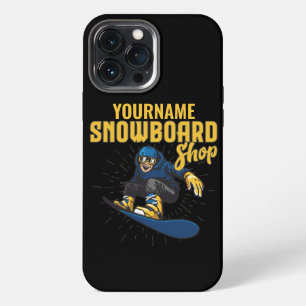 Aangepaste Snow Boarder Snowboarden Winkel Big Air iPhone 13 Pro Max Hoesje