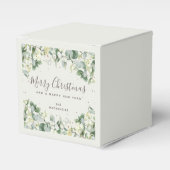 Aangepaste snowberry + Eucalyptus kerstmis doos Bedankdoosjes (Voorkant Zijde)