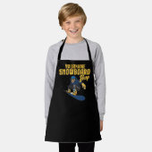 Aangepaste Snowboarder Snowboarden Winkel Big Air Schort (Gedragen)