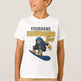 Aangepaste Snowboarder Snowboarden Winkel Big Air T-shirt