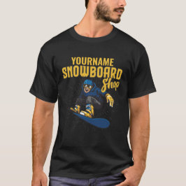 Aangepaste Snowboarder Snowboarden Winkel Big Air T-shirt