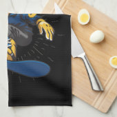 Aangepaste Snowboarder Snowboarden Winkel Big Air Theedoek (Quarter Fold)