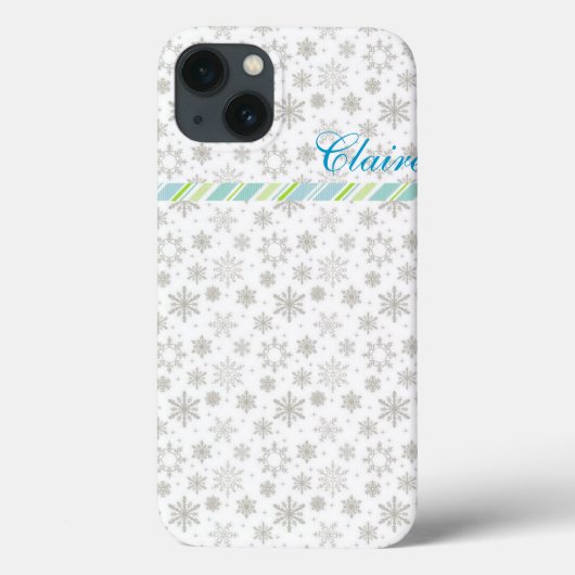 Aangepaste Snowflake iPad-luchtafdekking Case-Mate iPhone Case (Achterkant)