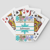 Aangepaste snowflake speelkaarten (Achterkant)