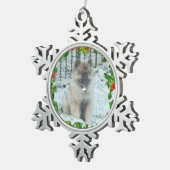 Aangepaste snowflake-versiering 1 tin sneeuwvlok ornament (Rechts)