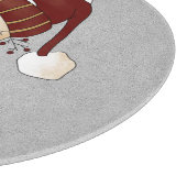 Aangepaste Snowman Winter Kerstmis Snijplank (Hoek)