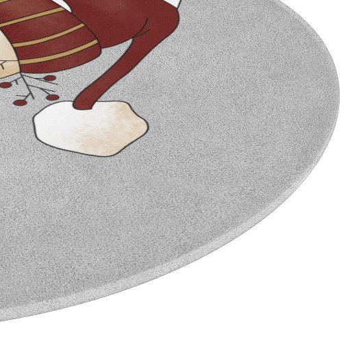 Aangepaste Snowman Winter Kerstmis Snijplank (Hoek)