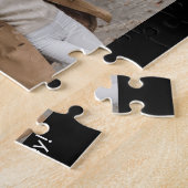 Aangepaste sobere support geschenk 1 foto geperson legpuzzel (Zijkant)