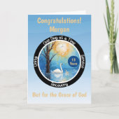 Aangepaste Sobriety Milestone Kaart | Spirituele A (Voorkant)