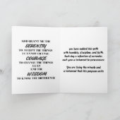 Aangepaste Sobriety Milestone Kaart | Spirituele A (Binnen)