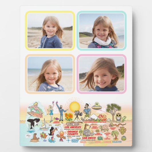 Aangepaste SoCal 8x10 - 4 omhoog Fotoplaat (Voorkant)