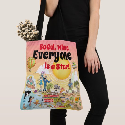 Aangepaste SoCal-Canvas tas (Dichtbij)